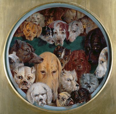 Venti cani, 1865 da Reuben Bussey